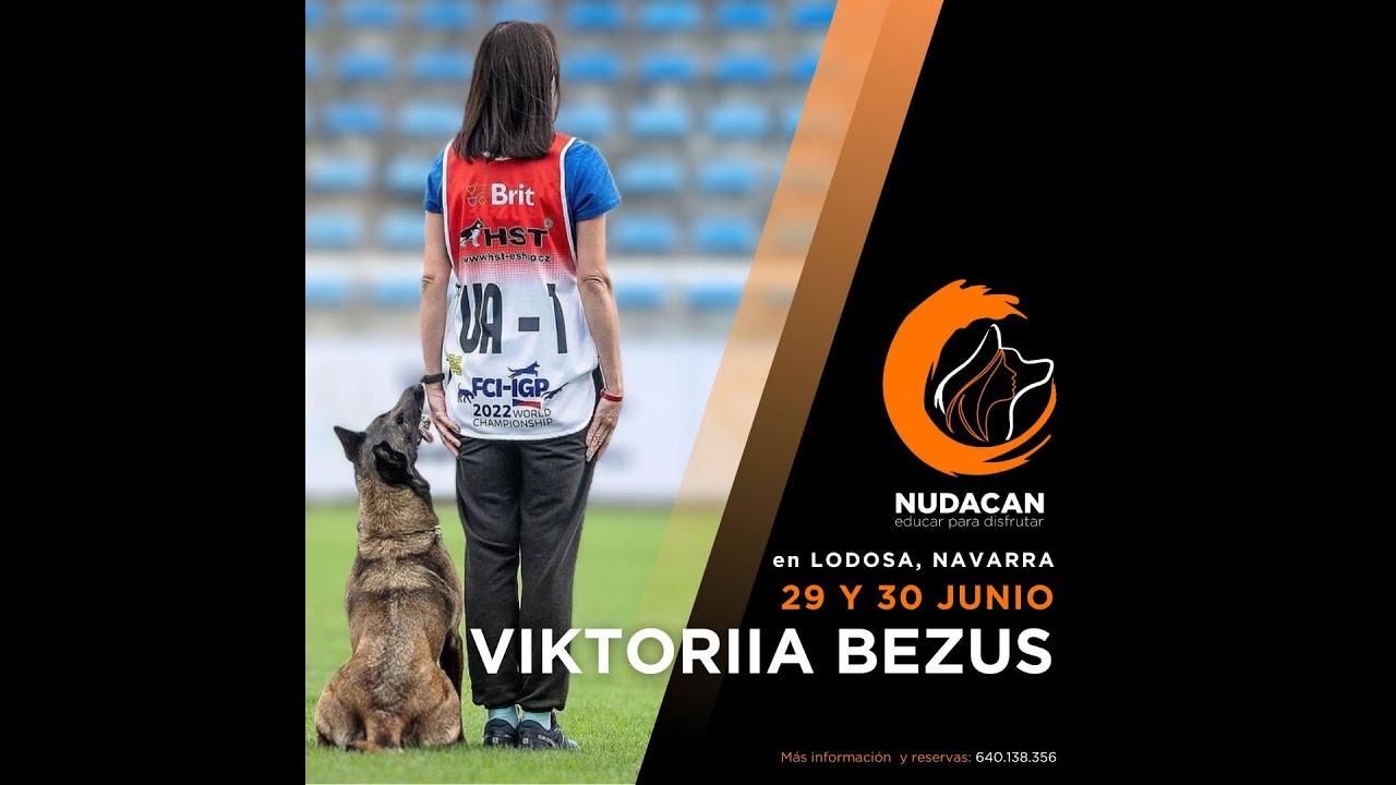 Cargar video: SEMINARIO CON VIKA BEZUS 2024 - OBEDIENCIA DEPORTIVA